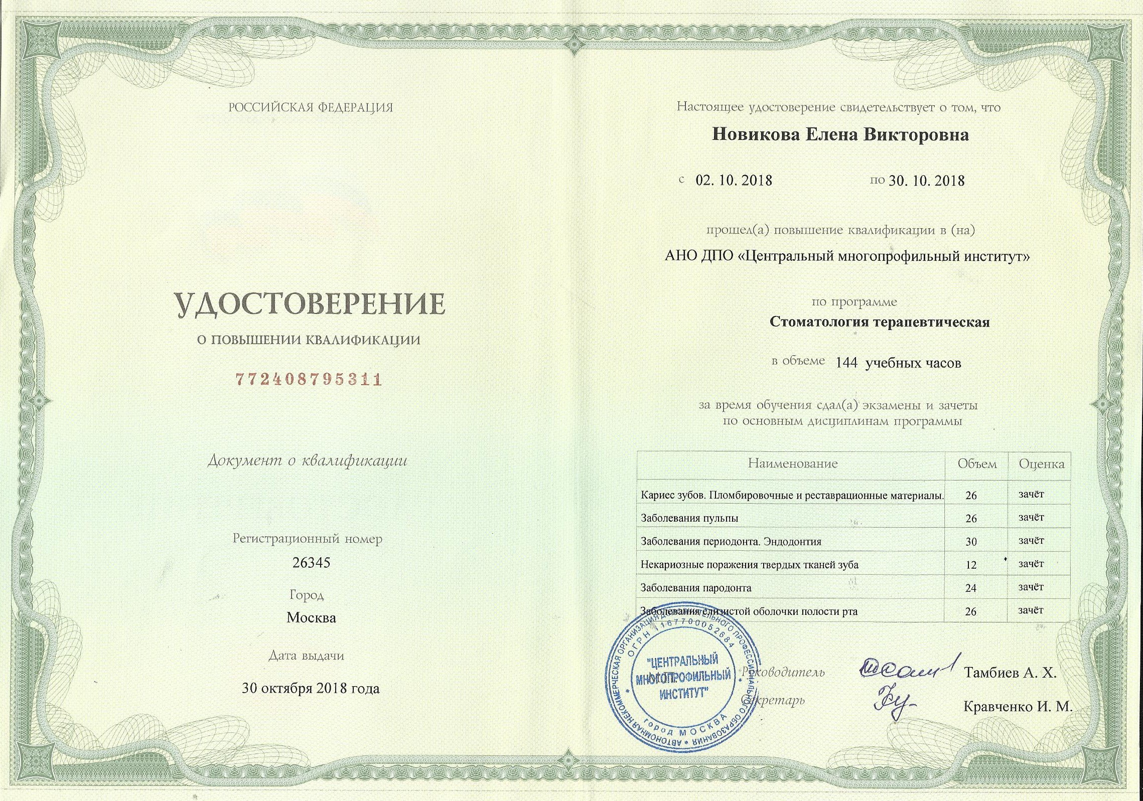 Сертификат